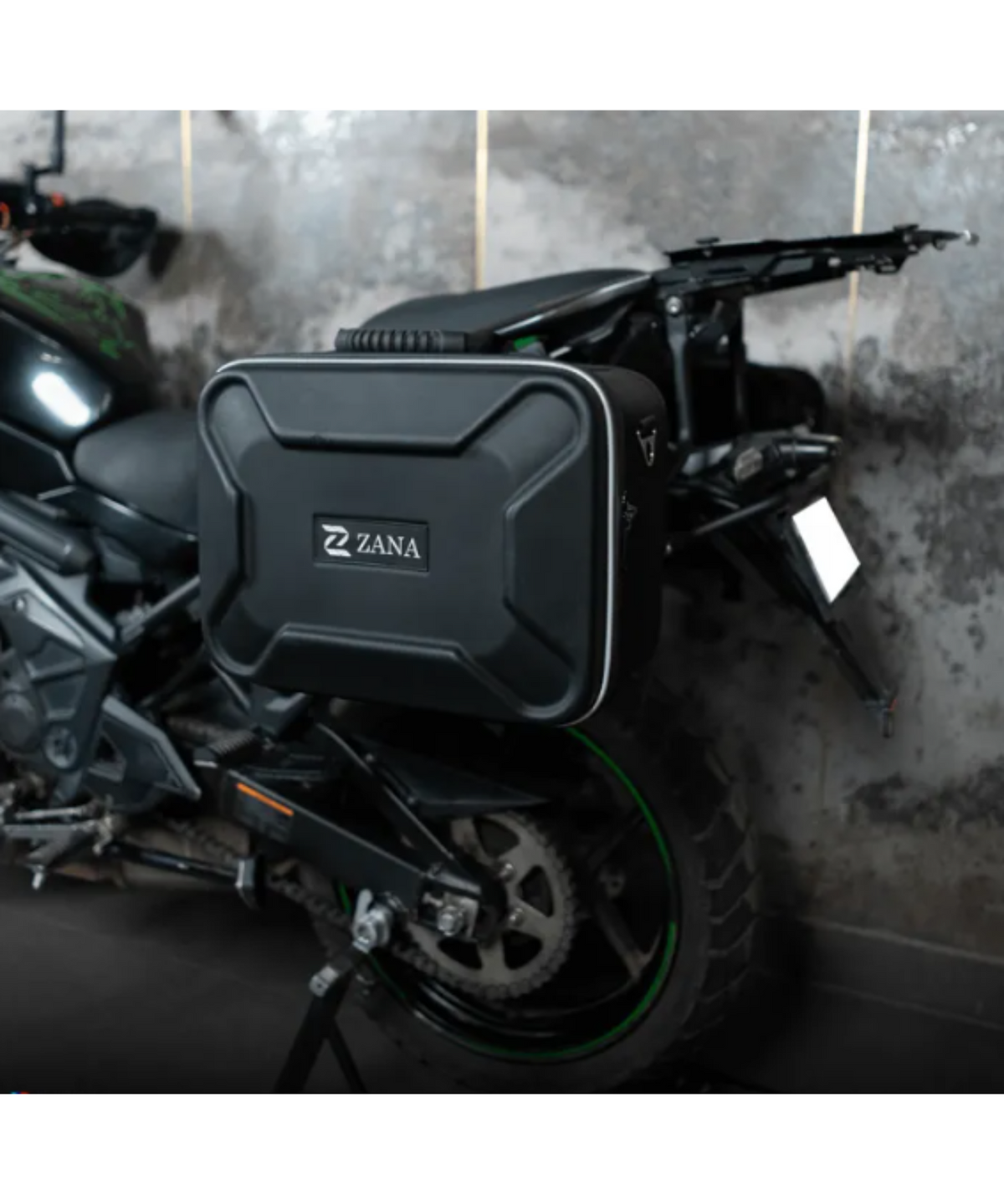 Zana Kawasaki Versys 650 Roadster Saddle Stay with Exhaust Shield with Jerry Can Mount - ZI-8497V2 - Zana