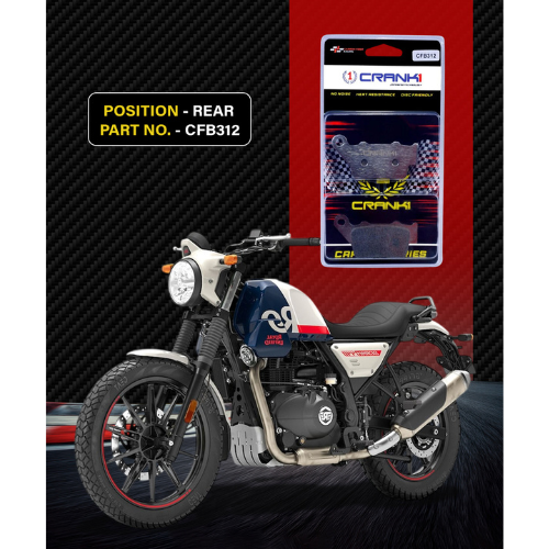 Crank1 Carbon Brake Pads for Scram 440