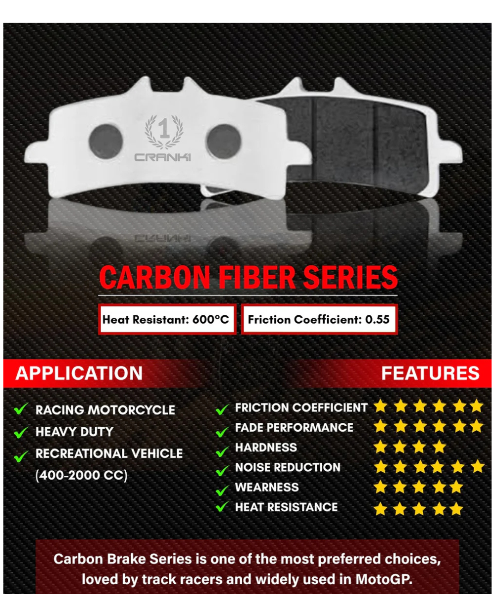 Crank1 Triumph Scrambler 900 Carbon Brake Pads