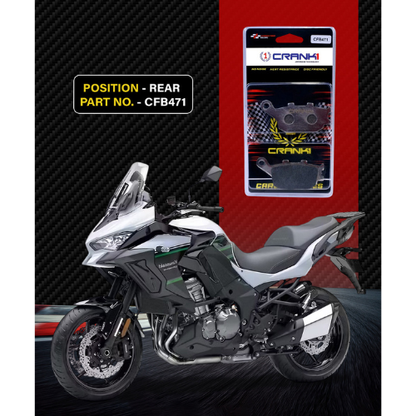 Crank1 Carbon Brake Pads for Kawasaki Versys 1000