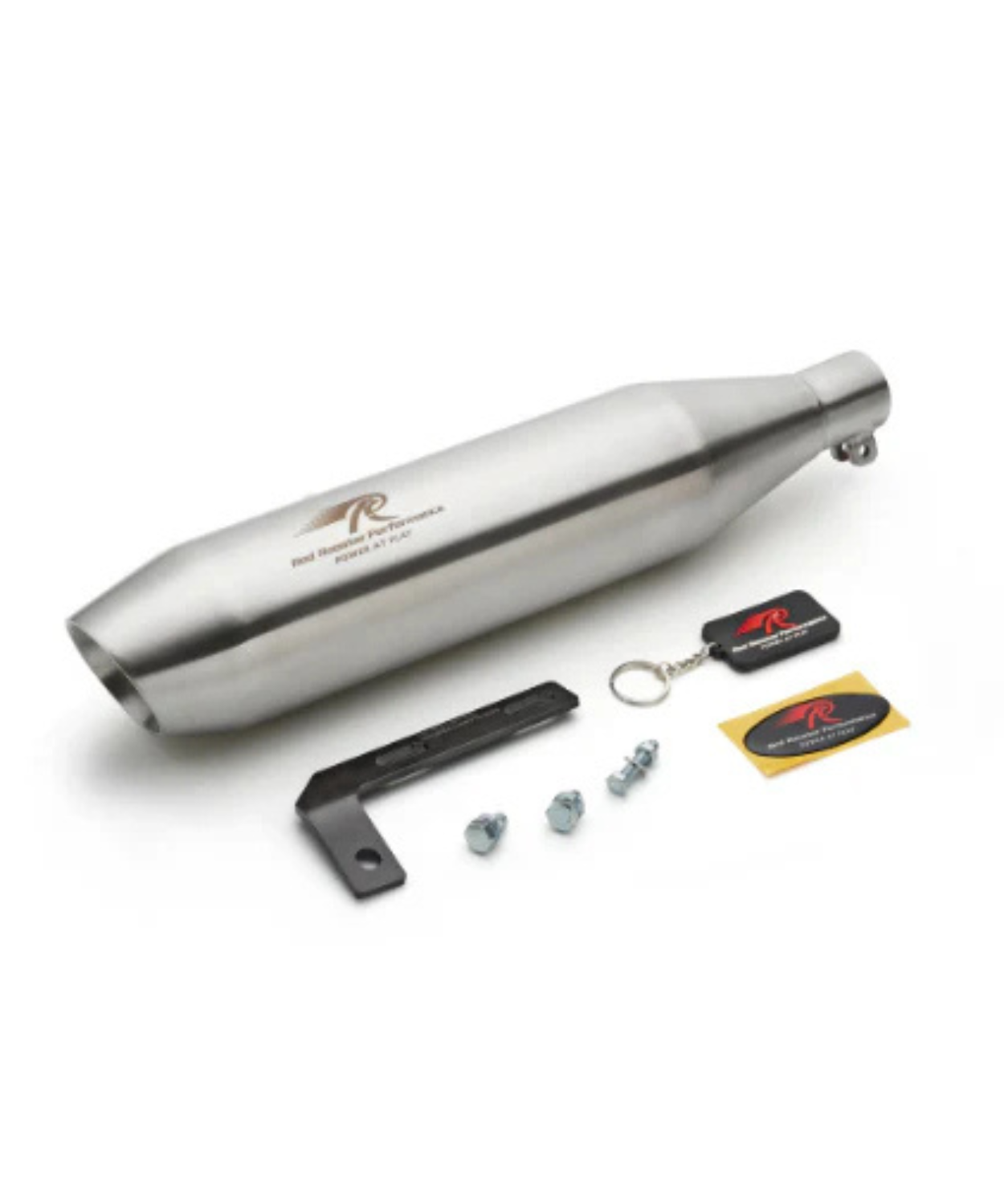 Red Rooster Performance Rumbler Max for Hunter 350 / Classic Reborn 350 / Meteor 350 - Silver Matte