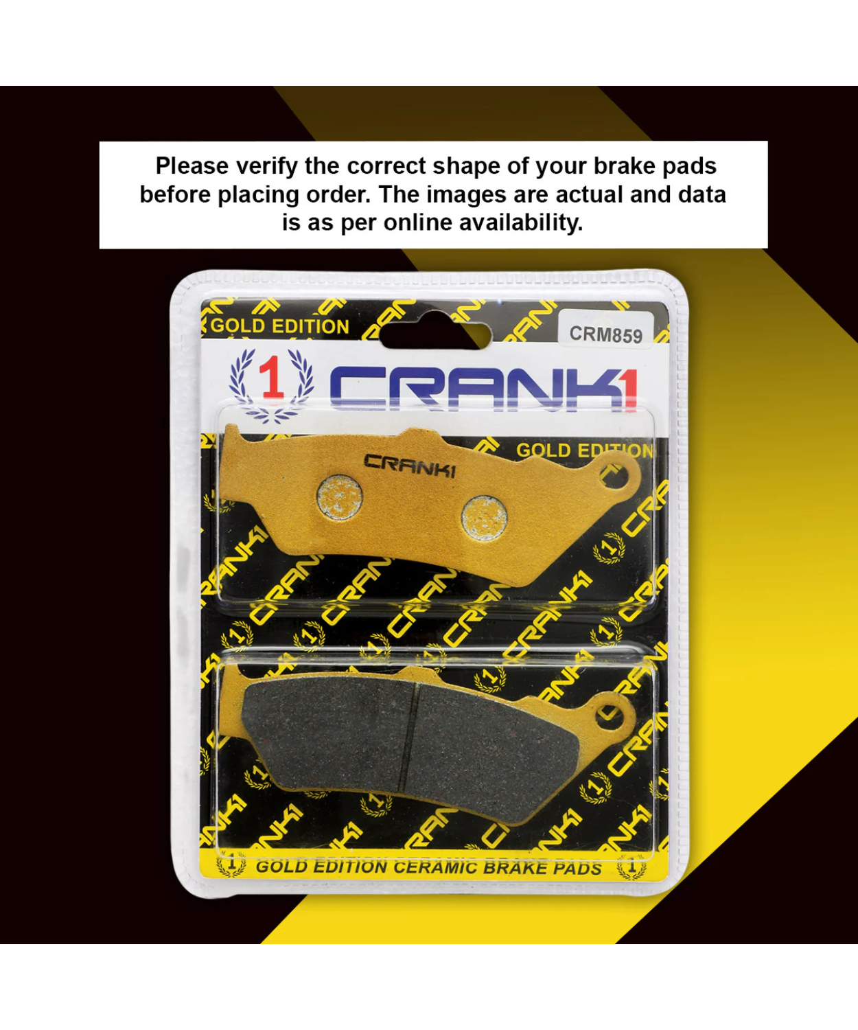 Crank1 Royal Enfield Continental GT 650 Ceramic Brake Pads