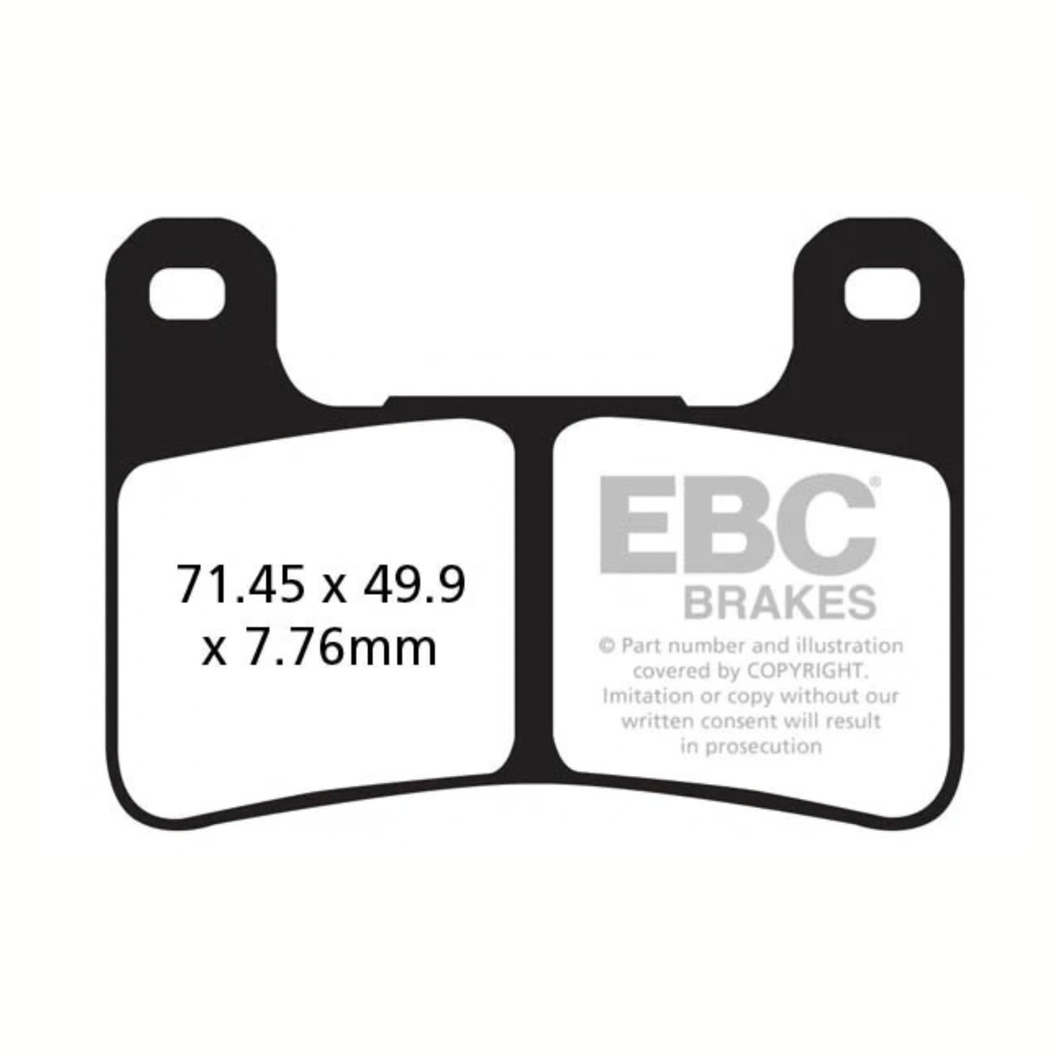 EBC Suzuki Intruder M1800 (2007-2018) Fully Sintered Brake Pads