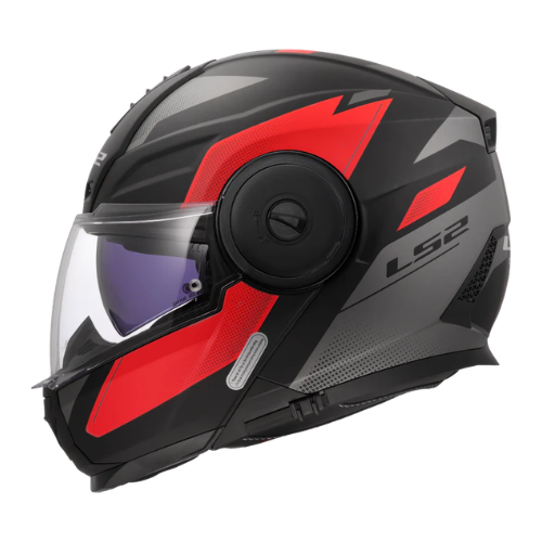 LS2 FF902 Scope ll Duria Helmet - Matt Black Red