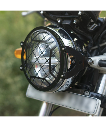 Zana Head Light Grill for GT/ Interceptor 650 Black -T2 - ZI-6047