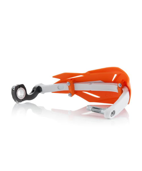 Acerbis X- FACTORY Universal Hand Guards - Orange/White