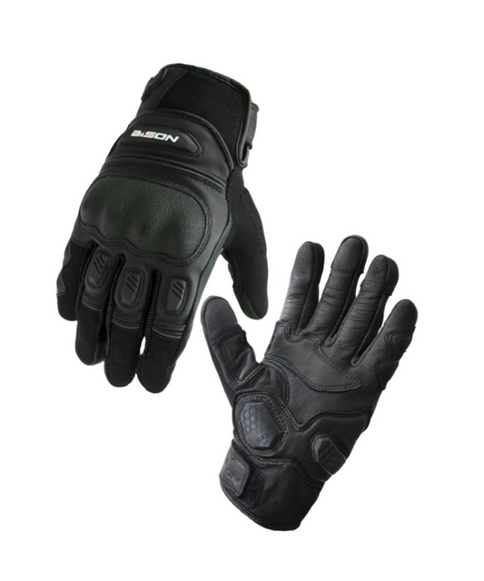Bison ProGear Air Pro Riding Gloves - Black