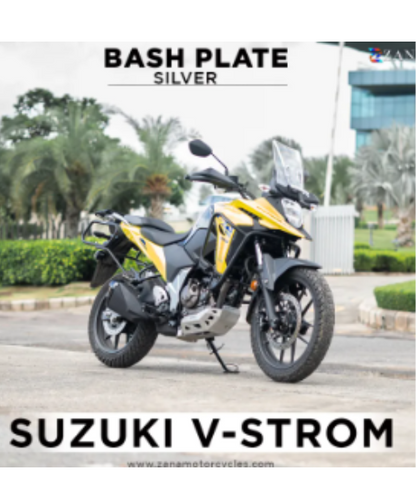 Zana Bash Plate MS Silver For V-Strom 250 - ZI-8237