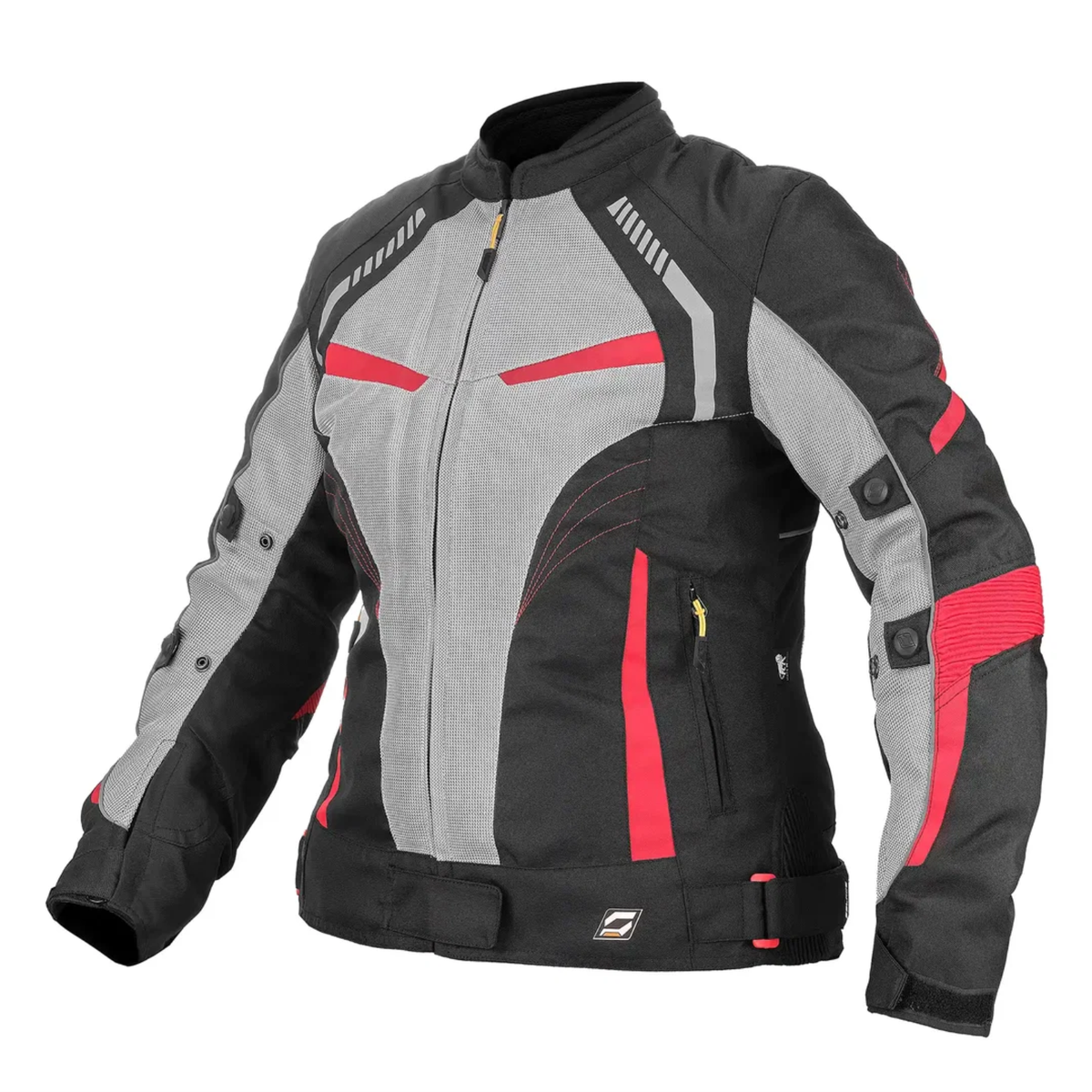 Solace Asmi V3.0 Women's Riding Jacket - Black Grey Red