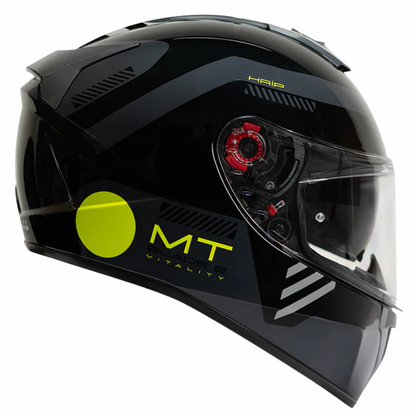 MT Blade 2 SV Vitality B3 Helmet - Gloss Black Yellow