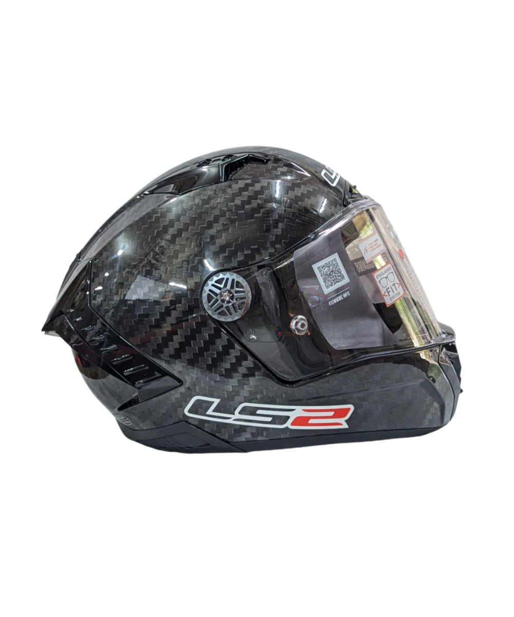 LS2 FF805 Thunder Carbon GP Pro FIM Cirtified Helmet - Gloss Black