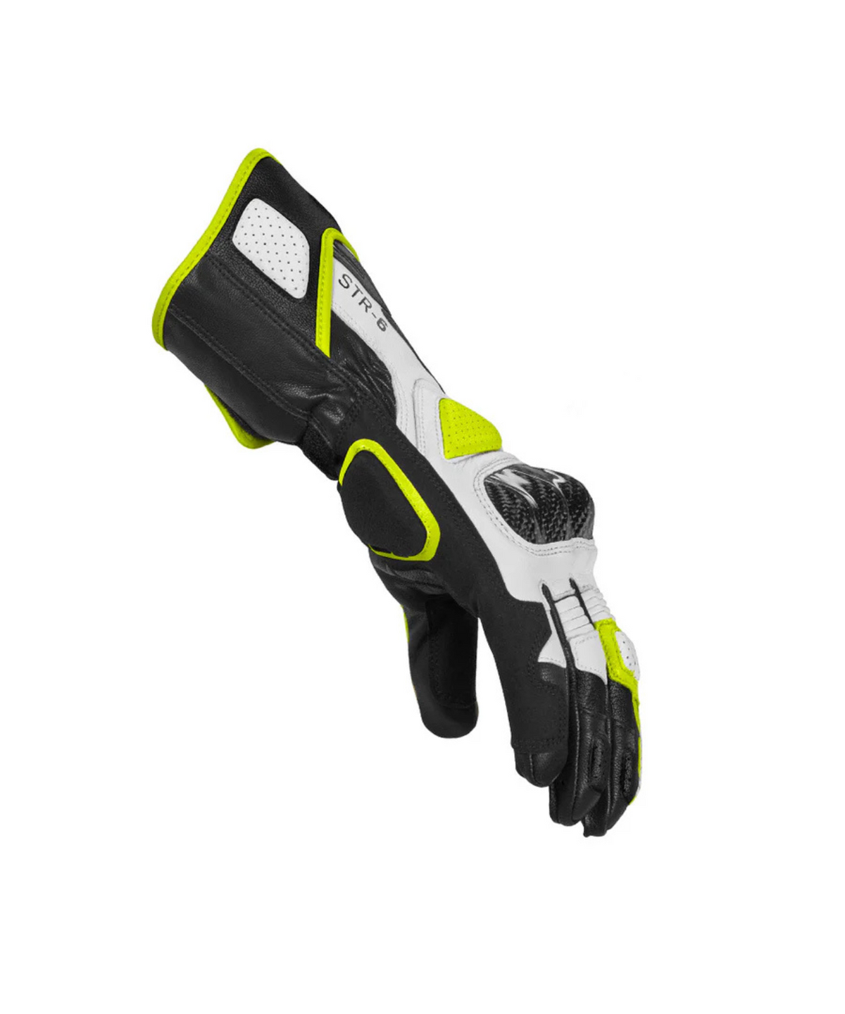 Spidi STR 6 Riding Gloves - Black Yellow White - Spidi