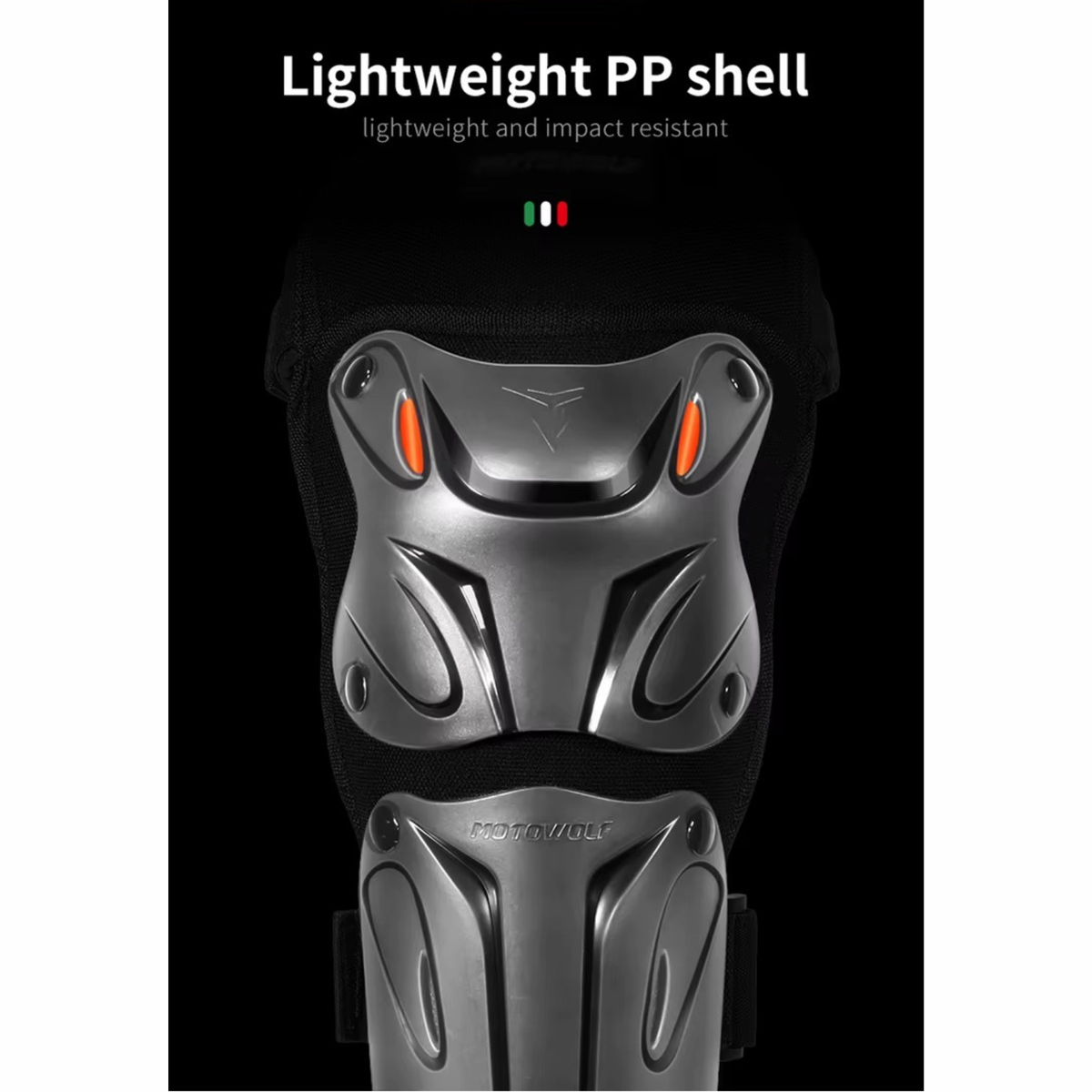 Motowolf Knee and Elbow Guard - MDL1010 - Black - Motowolf