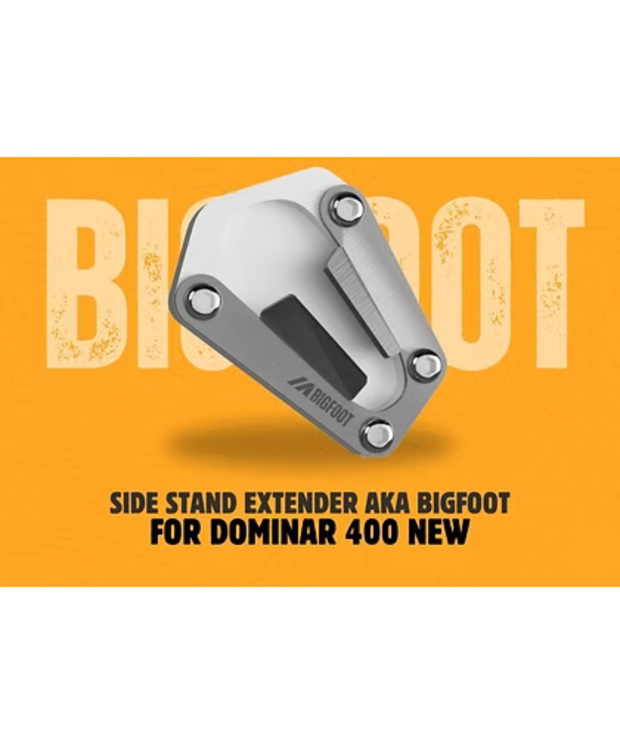 Motoverse Factory Customs Bigfoot Shoe Stand Extender for Bajaj Dominar 400 new -  MB-BAJ-DOMI