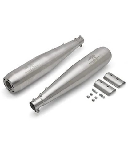 Red Rooster Performance Stellar Pro Exhaust For Royal Enfield Interceptor 650 / GT 650 - Silver Matte