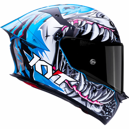 KYT TT-Revo Megalodon Helmet - Gloss Blue