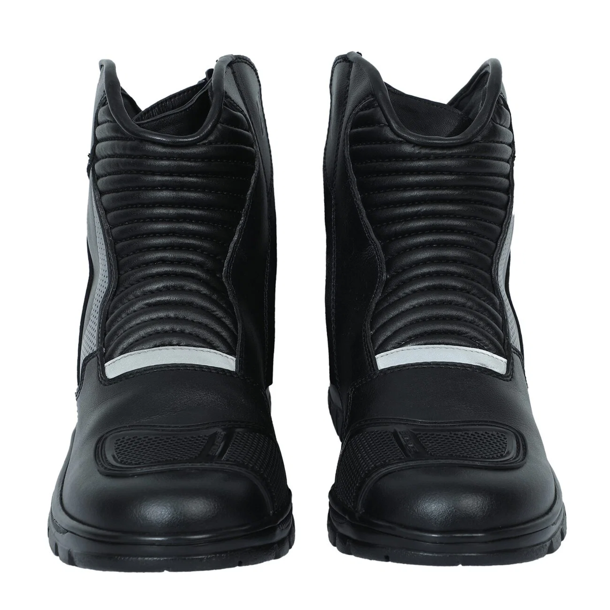 Solace Scout Motorcycle Boots - Black Grey - Solace