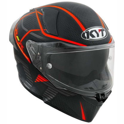 KYT R2R Pro Concept Helmet - Matt Black Red