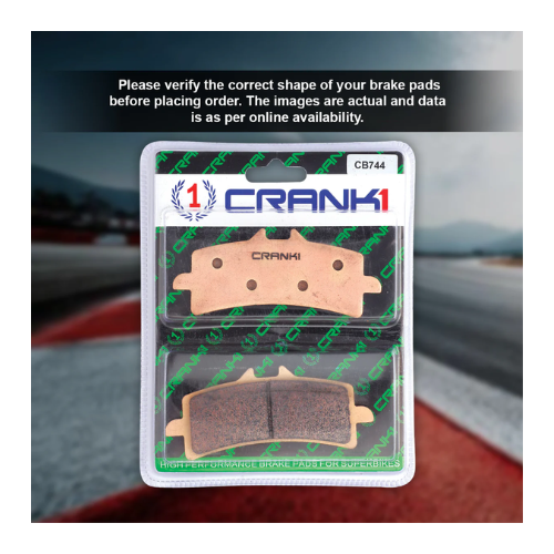 Crank1 Fully Sintered H2 Series Brake Pads for Suzuki Hayabusa (2013-2020)