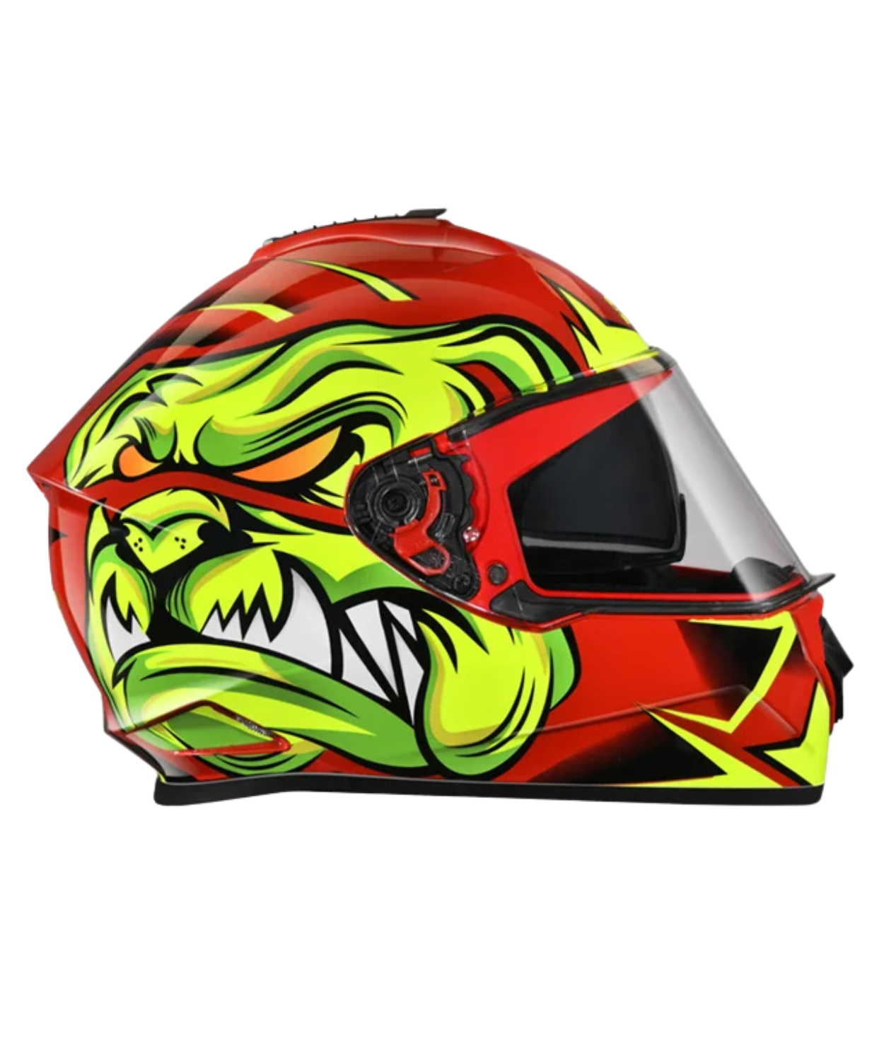 Studds Drifter D1 Decor Graphics Helmet - Gloss Red Yellow N5