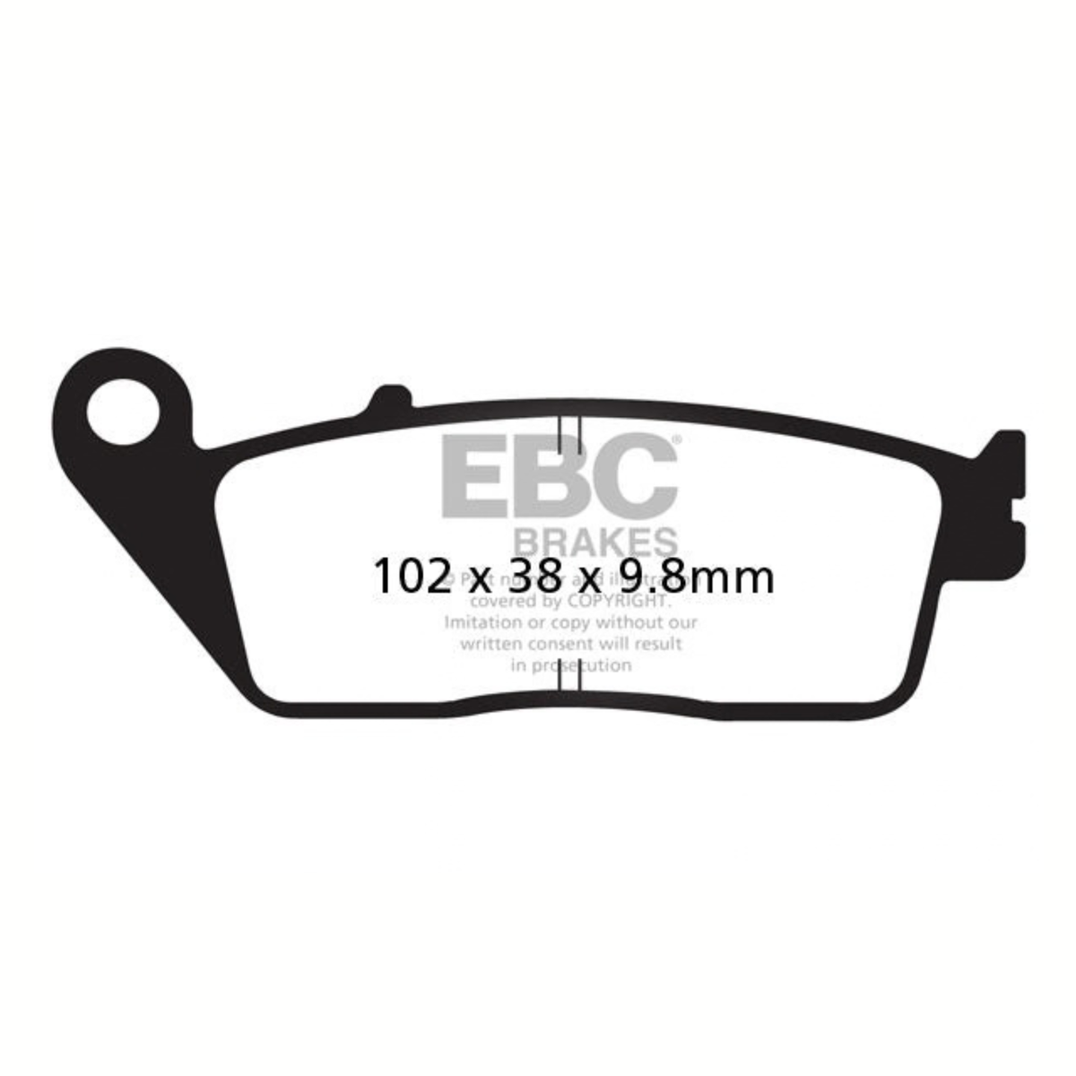 EBC Honda CB 500X (2019-2023) Fully Sintered Brake Pads