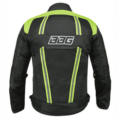 BBG Indy Riding Jacket with Thermal Liner - Neon