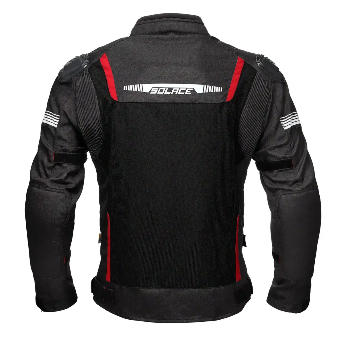 Solace Ramble V2 Motorcycle Riding Jacket - Black Red