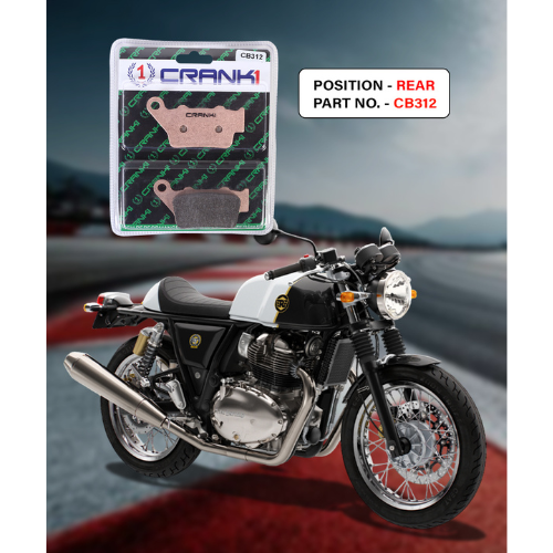 Crank1 Royal Enfield Continental GT 650 (2018 Onwards) Sintered Brake Pads