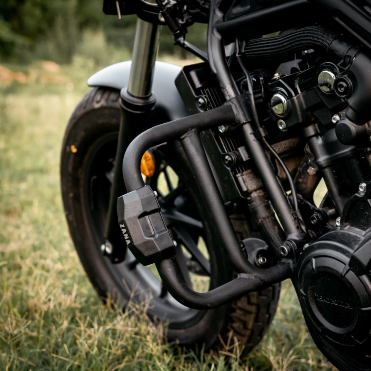 Zana Honda Rebel 500 Crash Guard With Puck Slider - Black - ZI-8624 - Zana