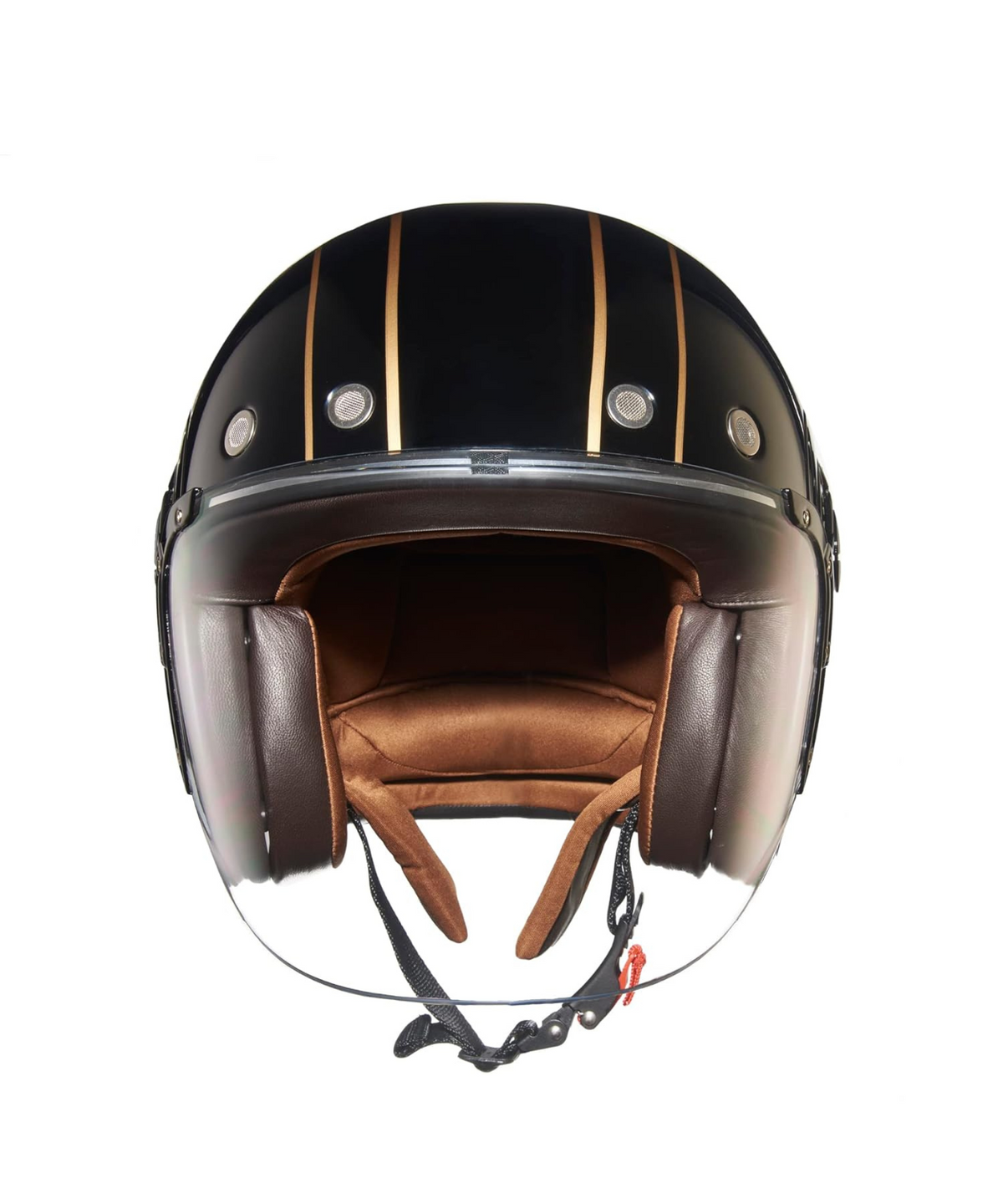 Royal Enfield Super Meteor 650 Spirit Gold Helmet - Gloss Black - Royal Enfield