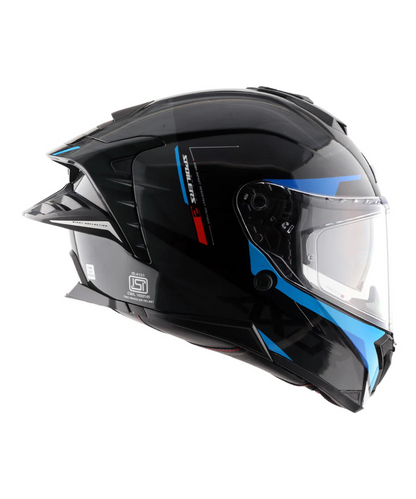 Axor Brutale Kryptic Dual Spoiler Helmet - Black Blue