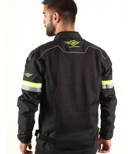 Lone Ranger Addon Pro Riding Jacket - Black Neon Green