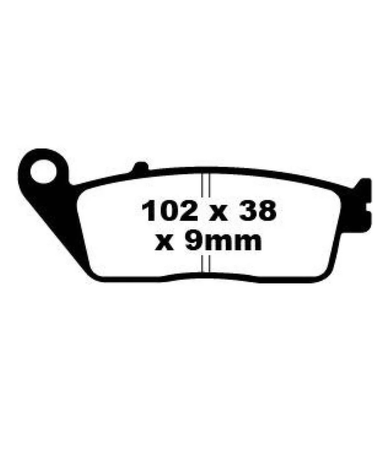 EBC Honda CBR 250R (2011-2014) Fully Sintered Brake Pads