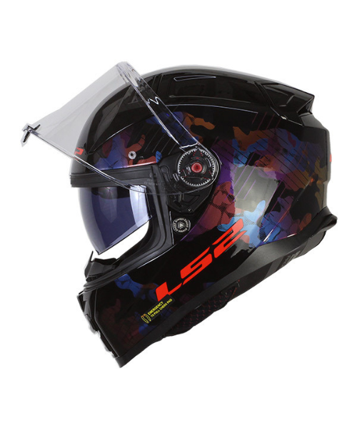 LS2 FF811 Vector II Kamo Helmet - Gloss Black Blue