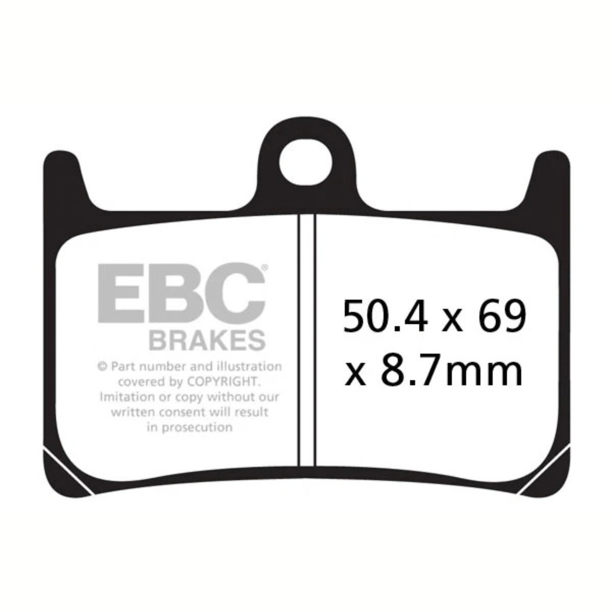 EBC Yamaha YZF R1 (2015-2021) Fully Sintered Brake Pads - EBC Brakes
