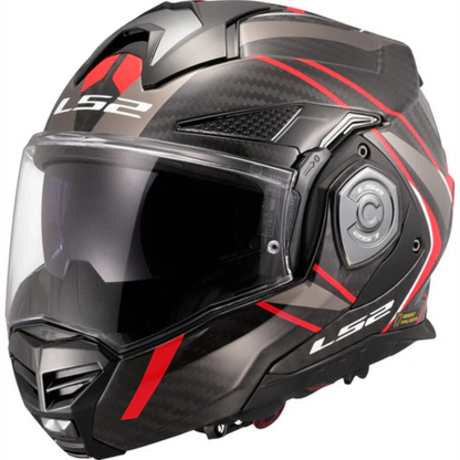 LS2 FF901 Advant X Carbon Fiber Future II Helmet (ECE 22.06) - Matt Red