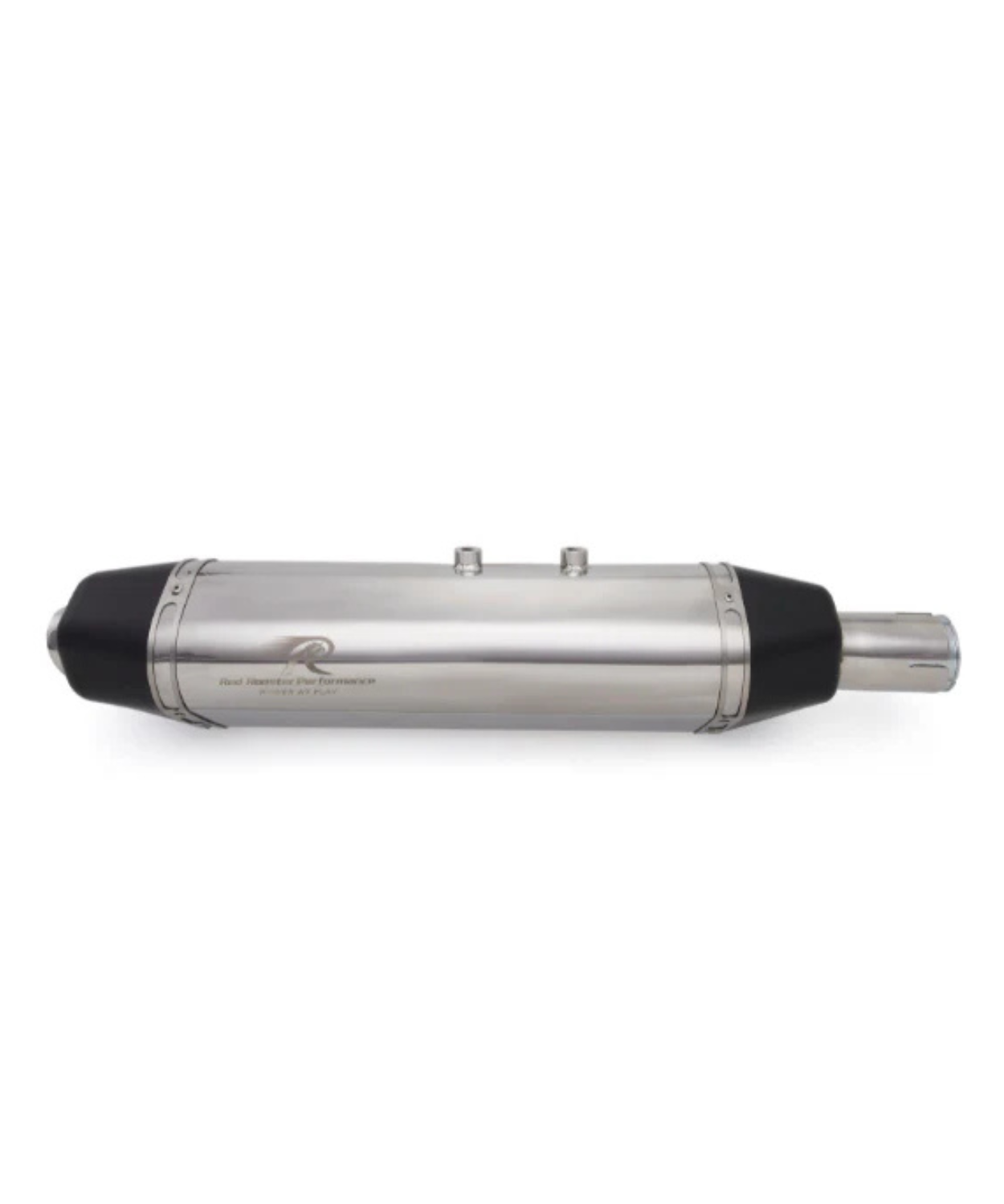 Red Rooster Performance Vertex Exhaust for Himalayan 411/ Scram 411 / Scram 440 - Silver Polish