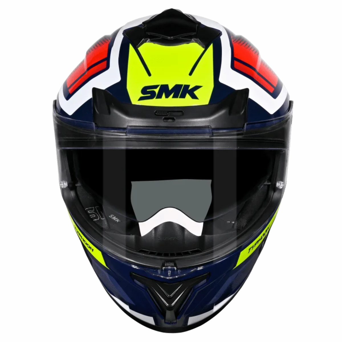 SMK Typhoon Thorn GL543 Blue Red White Helmet - SMK