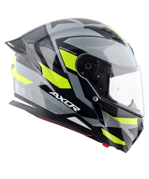 Axor Hunter Cornet Helmet - Gloss Nardo Grey Neon Yellow