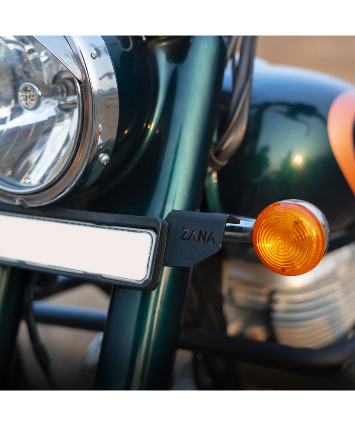 Zana Royal Enfield Classic 350 Reborn Fog Light Mount MS - ZI-8353 - Zana