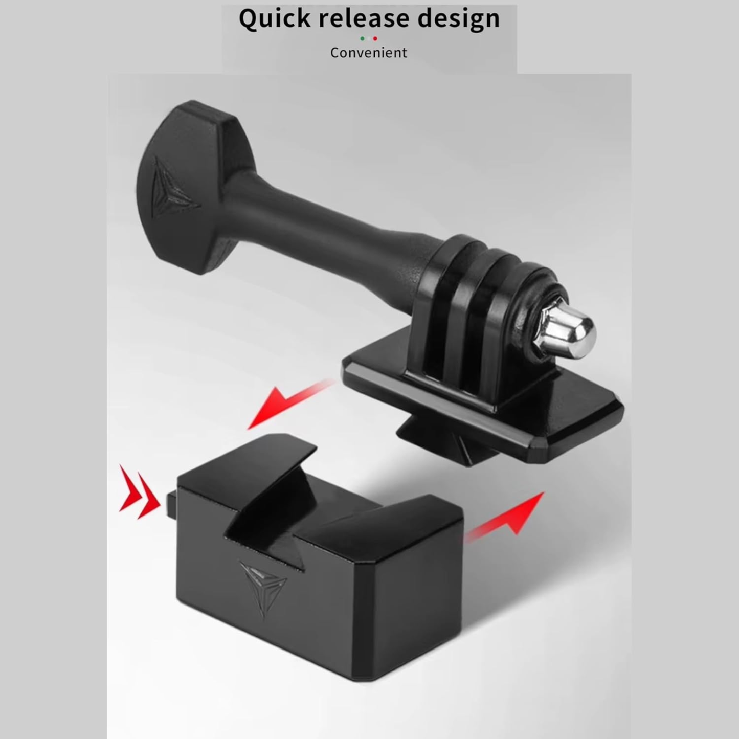 Motowolf Action Camera Quick Release Adapter with 1/4 Inch Screw