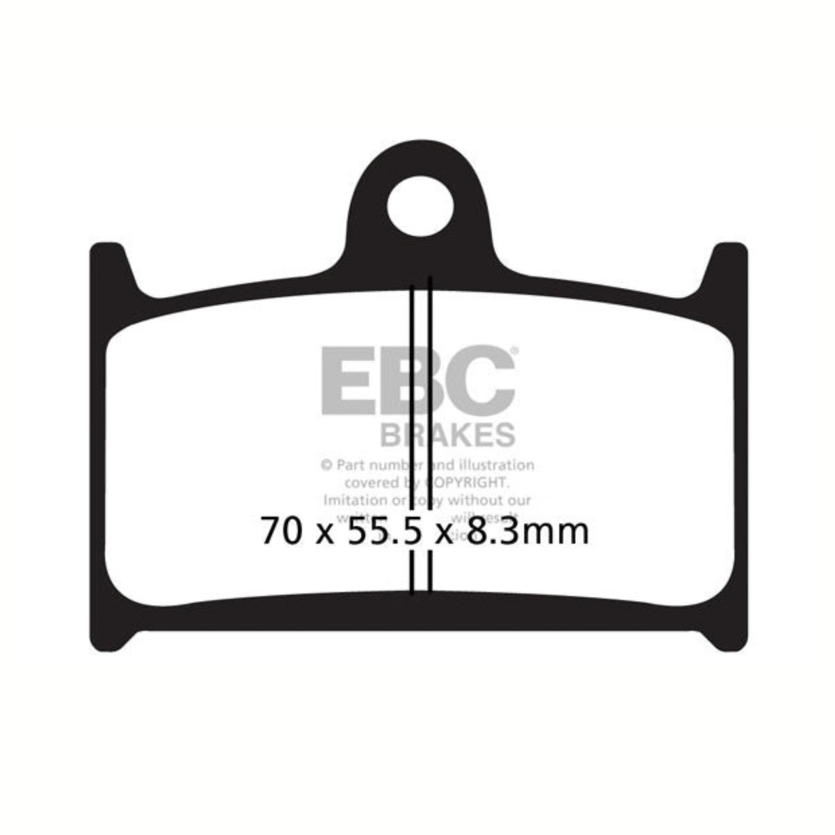 EBC Triumph Rocket 3 (2013-2019) Fully Sintered Brake Pads - EBC Brakes