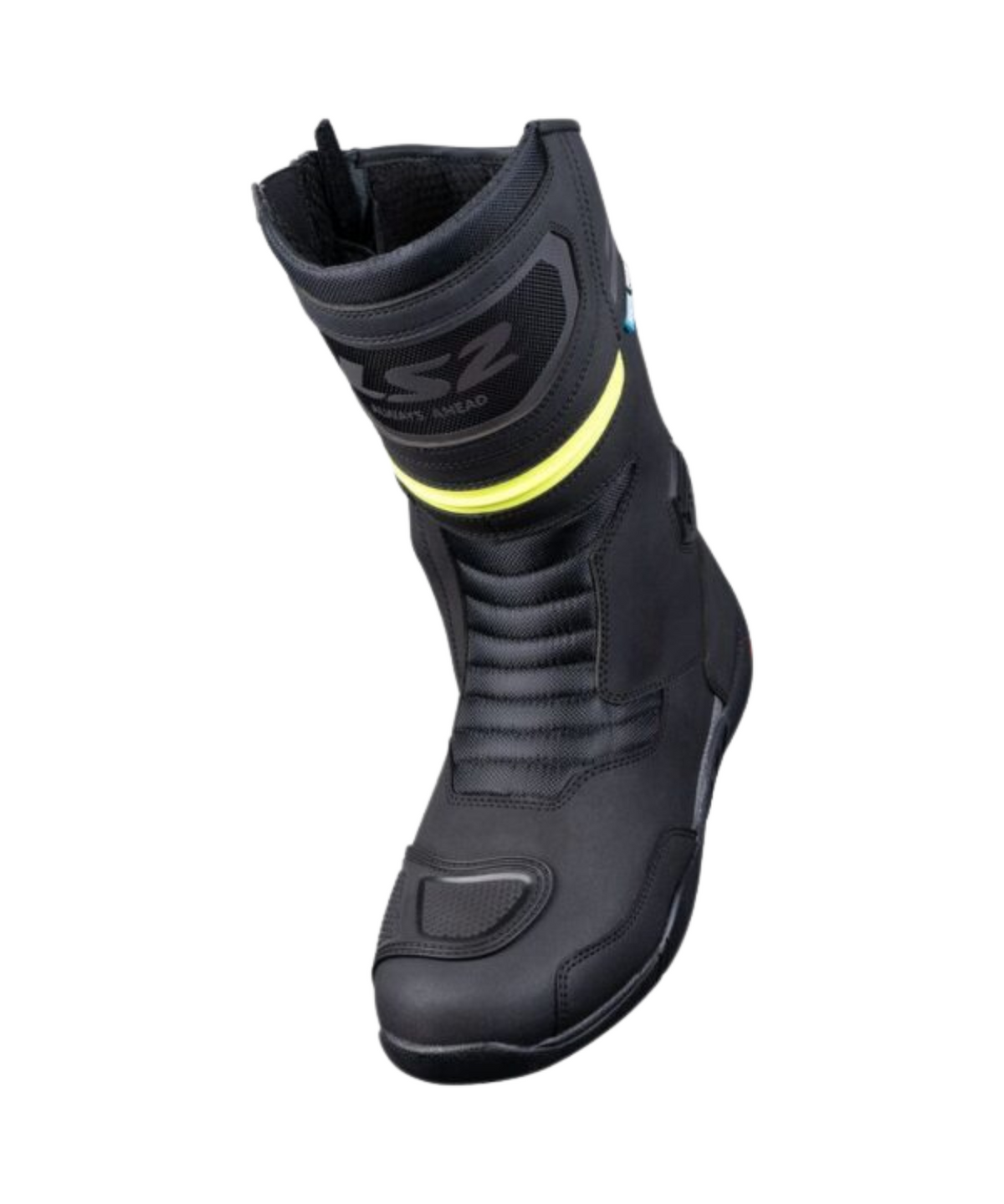 LS2 Goby WP Man Riding Boot - Black Hi Viz Yellow - LS2