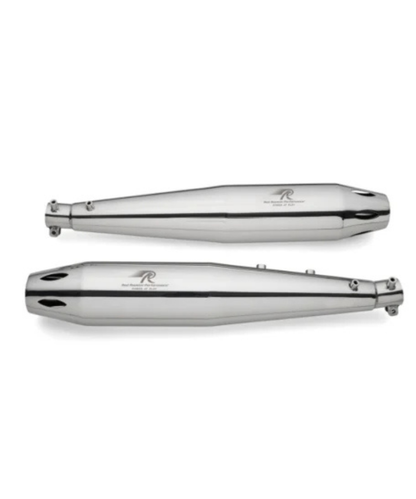 Red Rooster Performance Atlas Pro Exhaust for Royal Enfield Classic 650 - Silver Matte