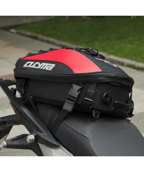 Cucyma Motorcycle Tail Seat Bag - Red