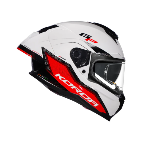 Korda Sonic Rapide Helmet - Gloss White Red