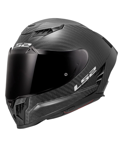 LS2 FF807 Dragon Solid Carbon Fiber Helmet (EE 22.06) - Gloss Black