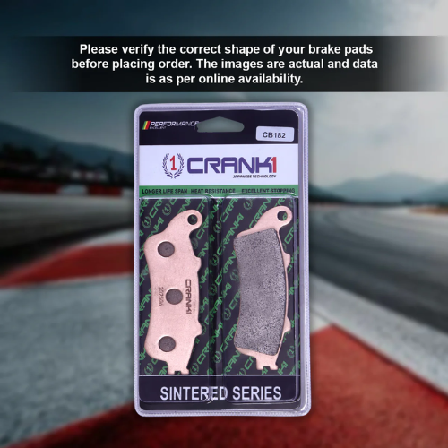 Crank1 Fully Sintered H2 Series Brake Pads for Kawasaki Vulcan S