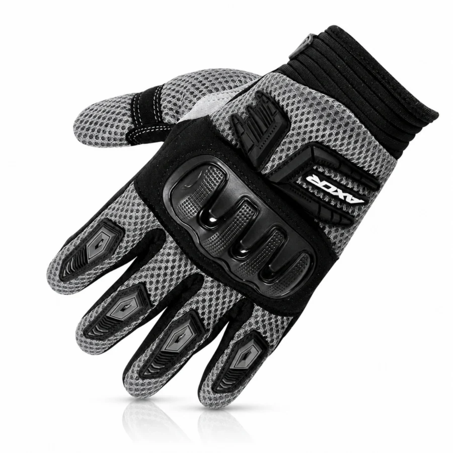 Axor Airstream Riding Gloves - Black Grey