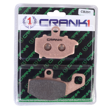 Crank1 Fully Sintered H2 Series Brake Pads for Kawasaki Ninja 650